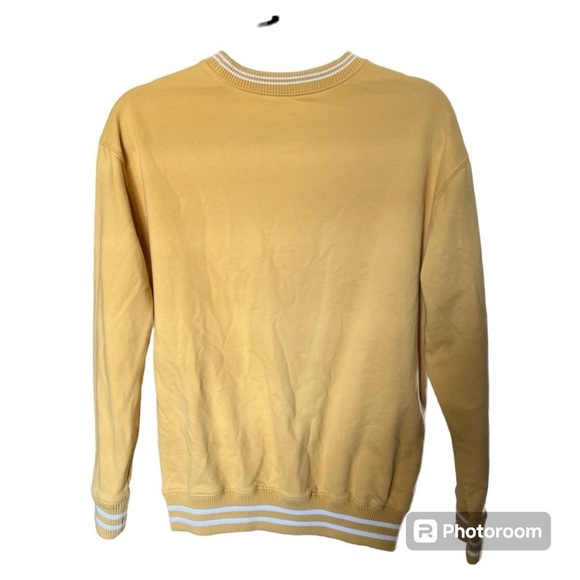 The Breakfast Club mustard yellow graphic crewneck sweatshirt size Small - Picture 2 of 3